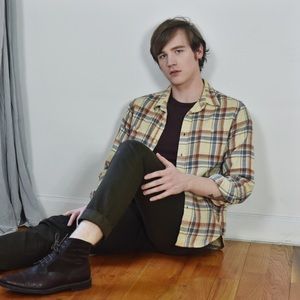 Lucky Brand Cream Plaid